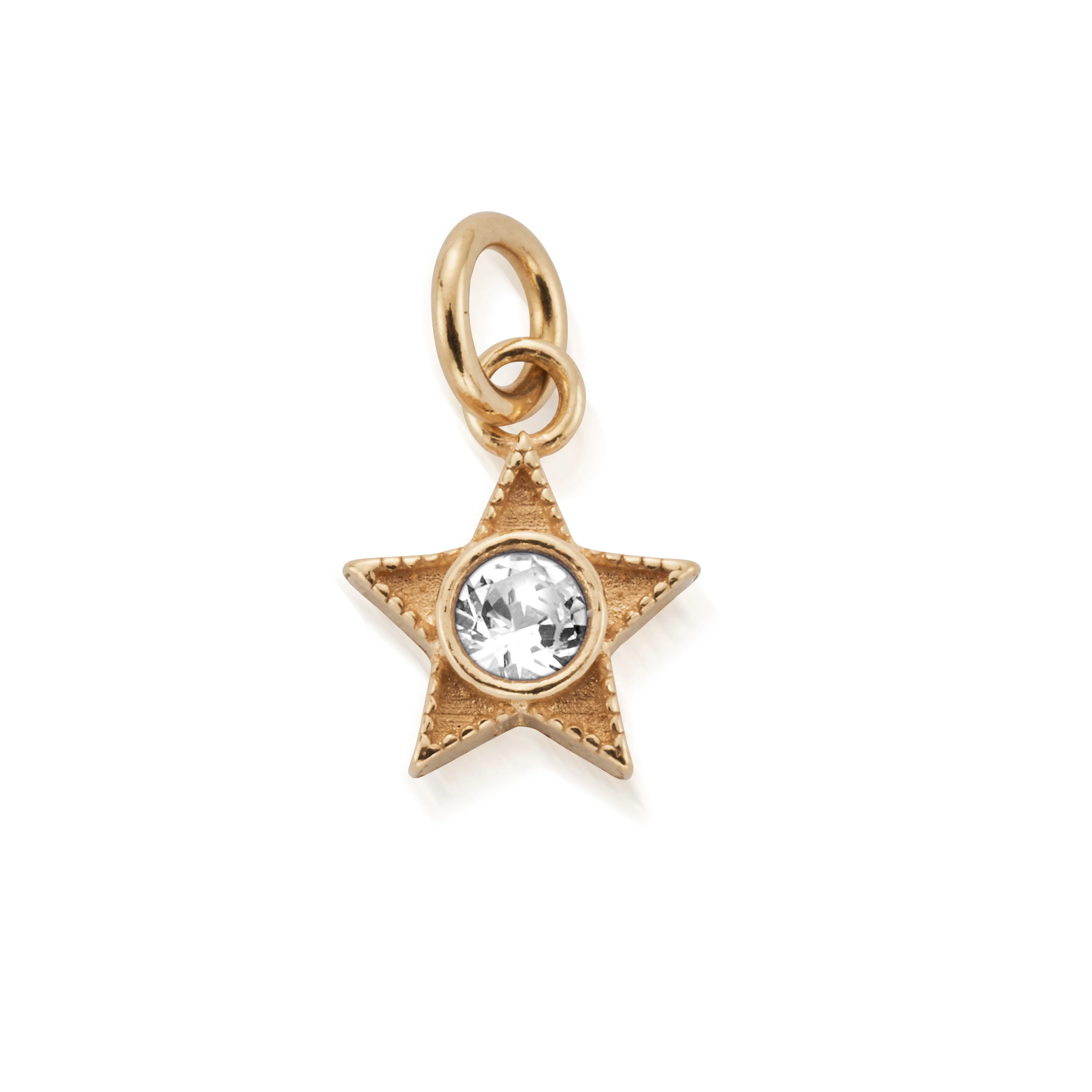 April Mini Star Birthstone Pendant Charm - Image 2
