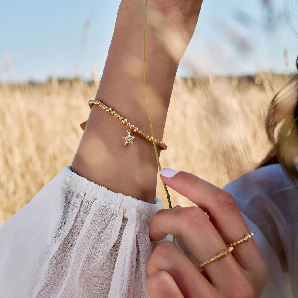August Birthstone Bracelet - Image 3
