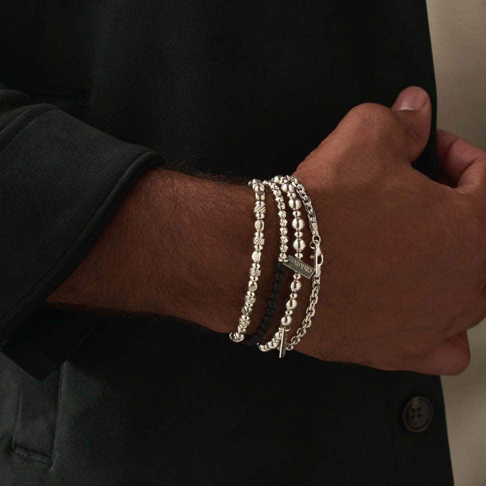 Black Lava Principal Bracelet Gift Set - Men's Adult & Child - Image 2