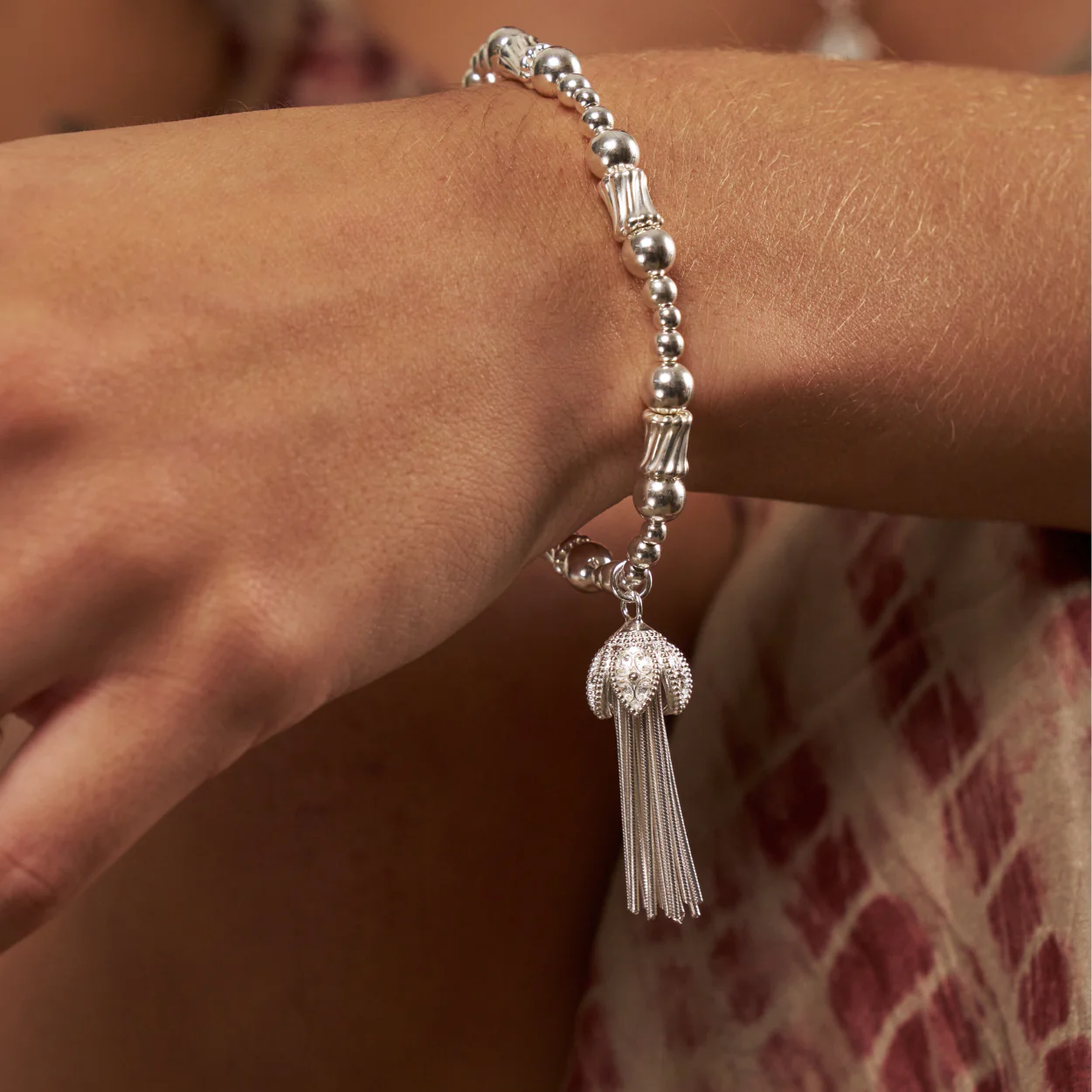 Corrugated Twist Tassel Of Joy Bracelet - Image 2
