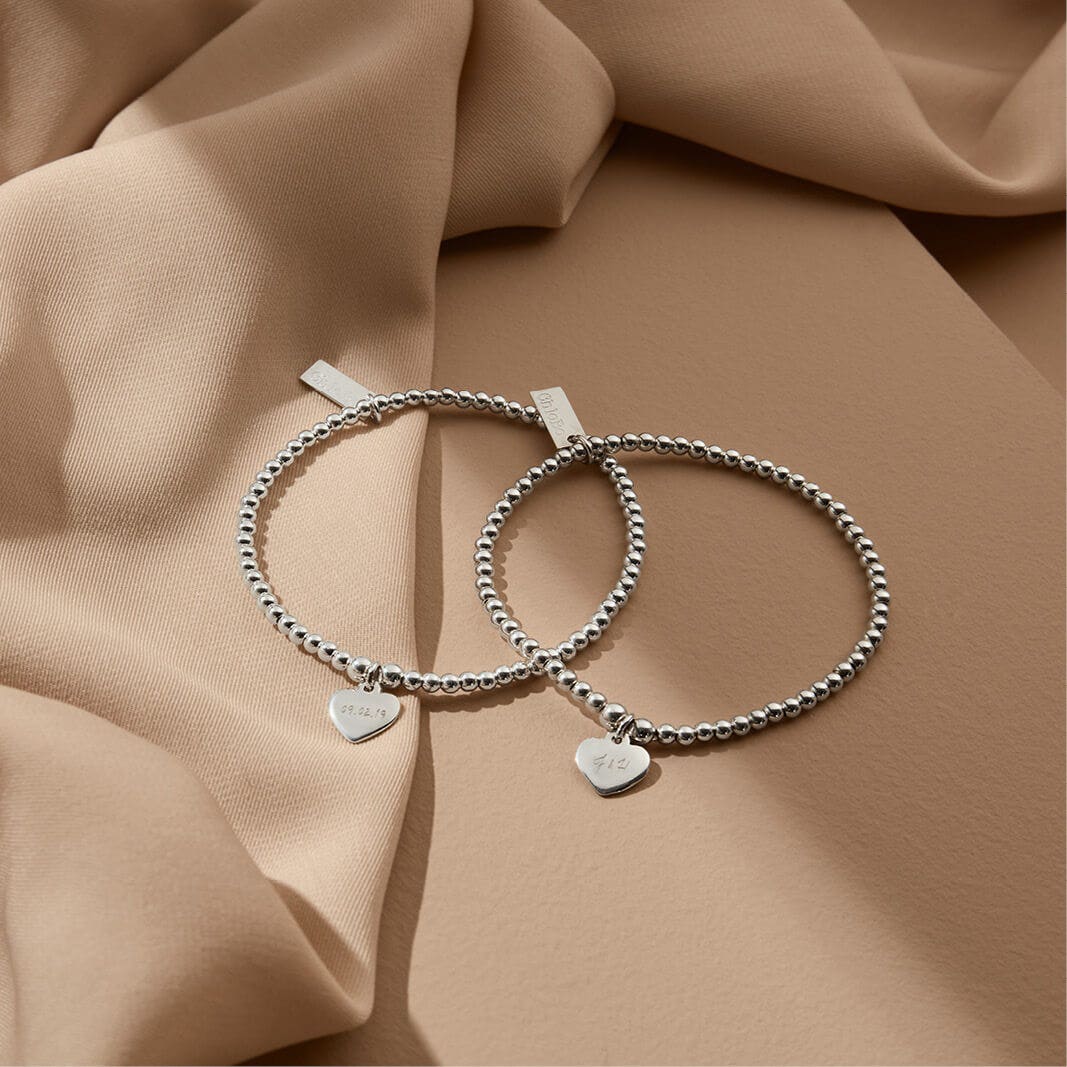 Personalised Cute Charm Heart Bracelet - Image 3