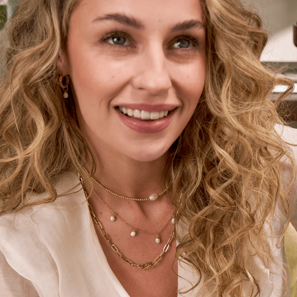 Ethereal Multi Pearl Drop Necklace - Image 13