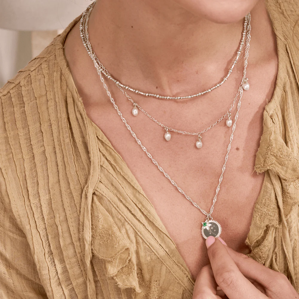 Ethereal Multi Pearl Drop Necklace - Image 8