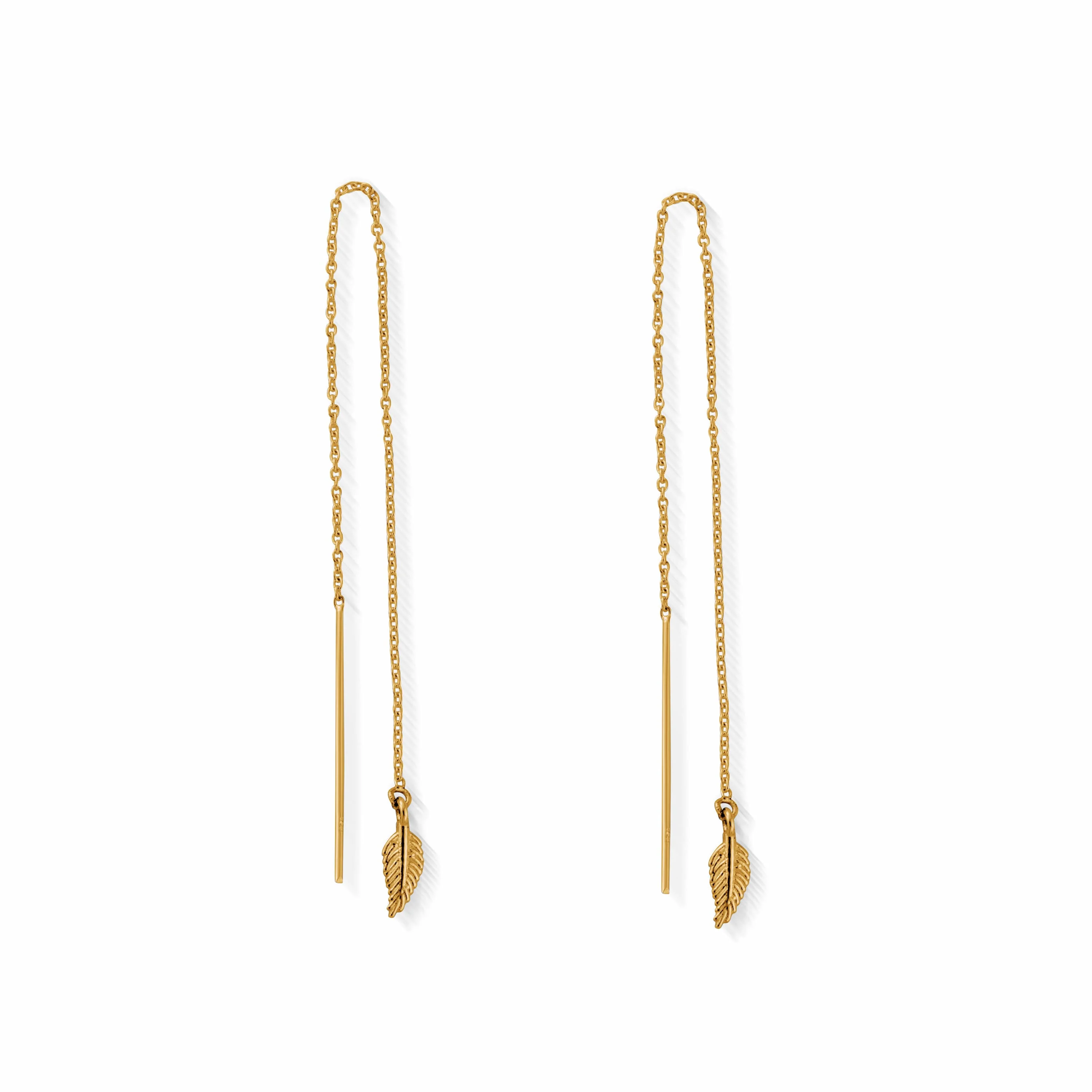 Feather Of Courage Pull Through Earrings - Image 3