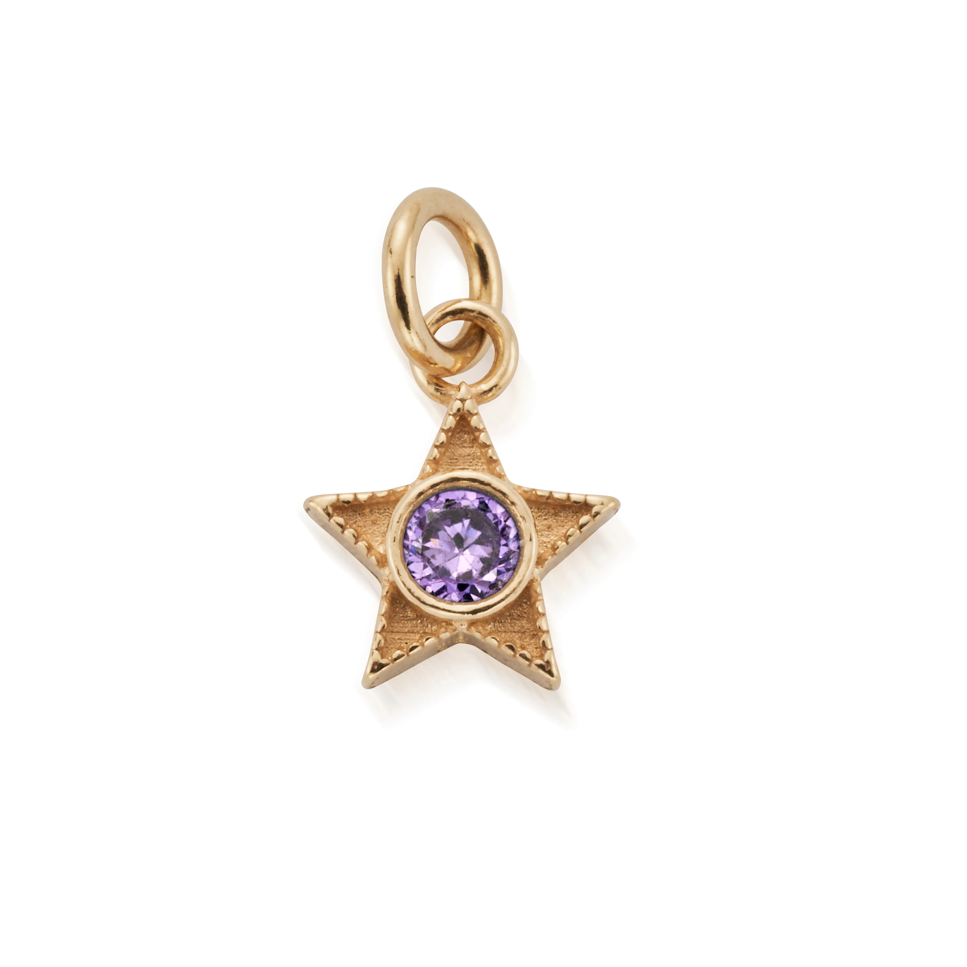 June Mini Star Birthstone Pendant Charm - Image 2