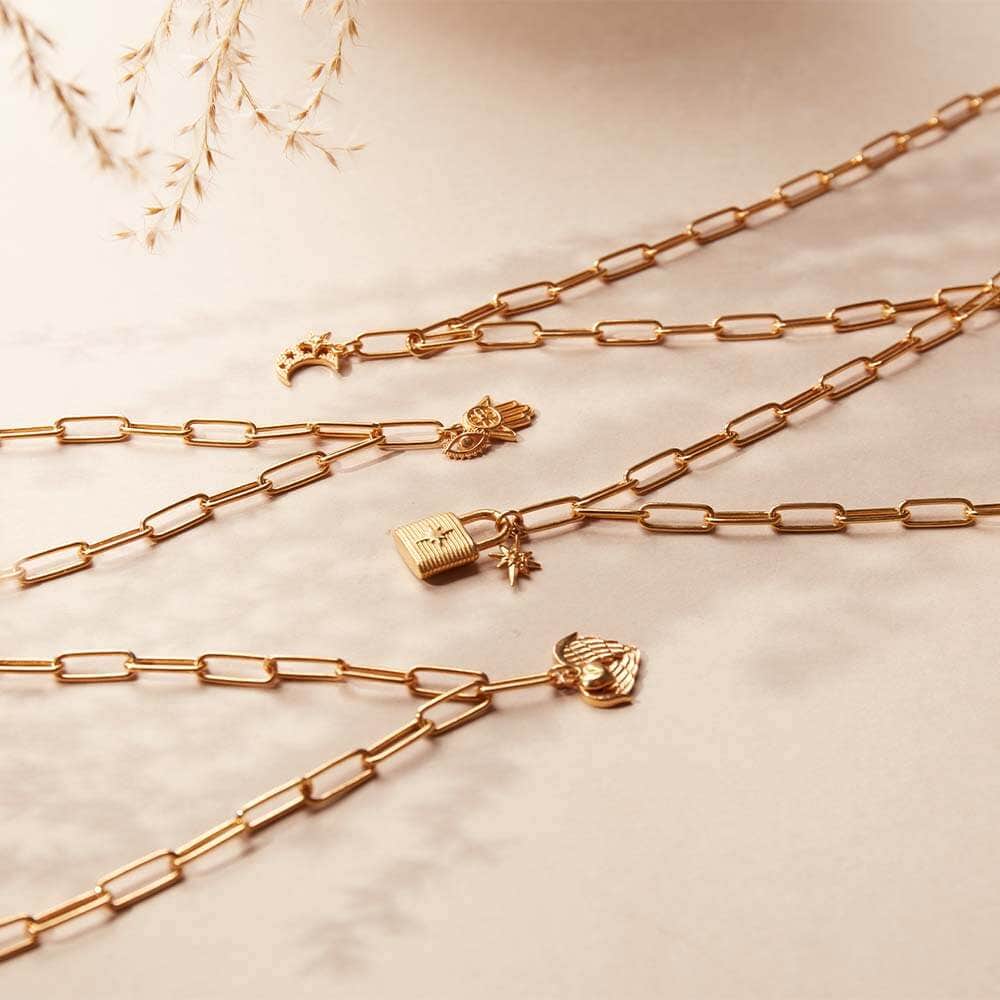 Link Chain Faith & Love Necklace - Image 5