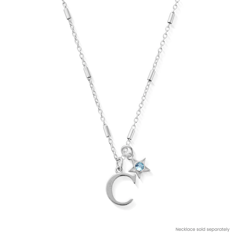 March Mini Star Birthstone Pendant Charm - Image 4