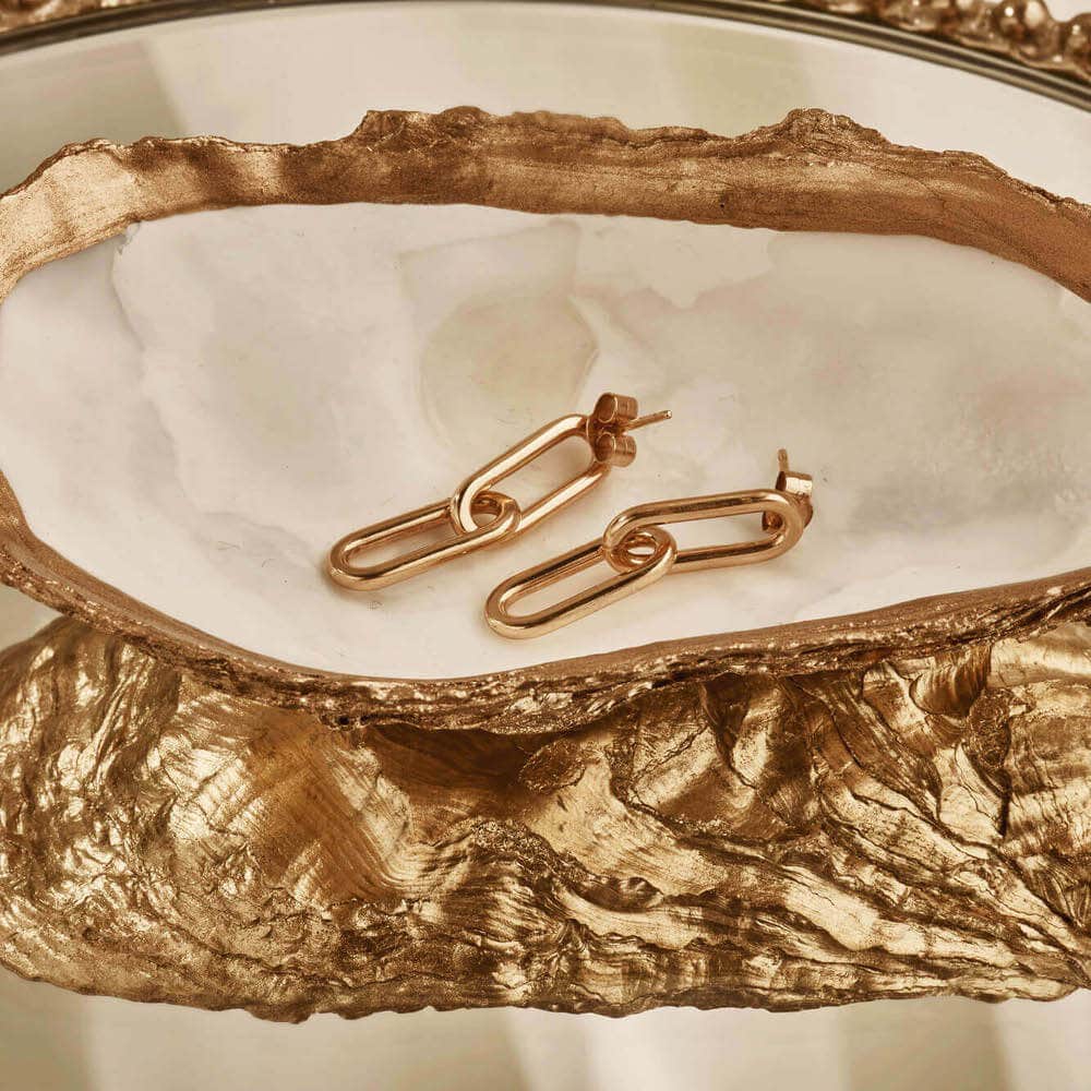 Medium Two Link Earrings - Image 2