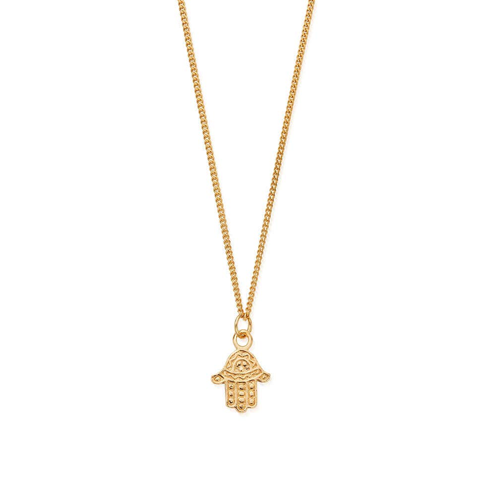 Men's Curb Chain Hamsa Necklace - Image 3