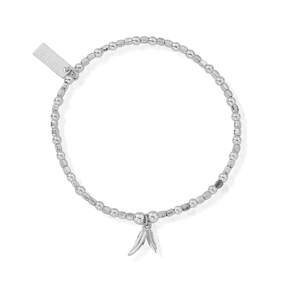 Mini Cube Double Feather Bracelet - Image 5