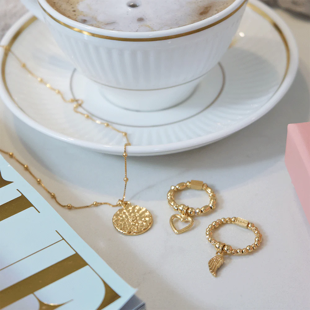 Personalised Bobble Chain Moonflower Necklace - Image 6