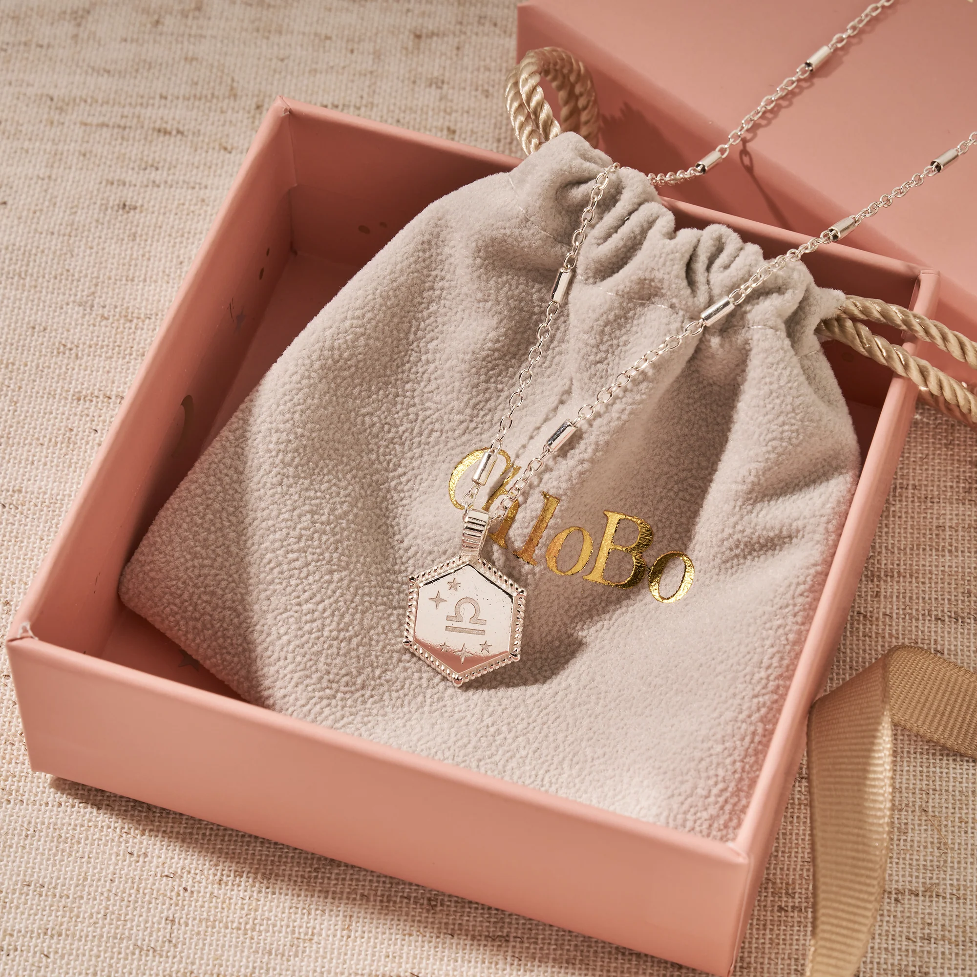 Personalised Hexagon Coin Necklace - Image 12