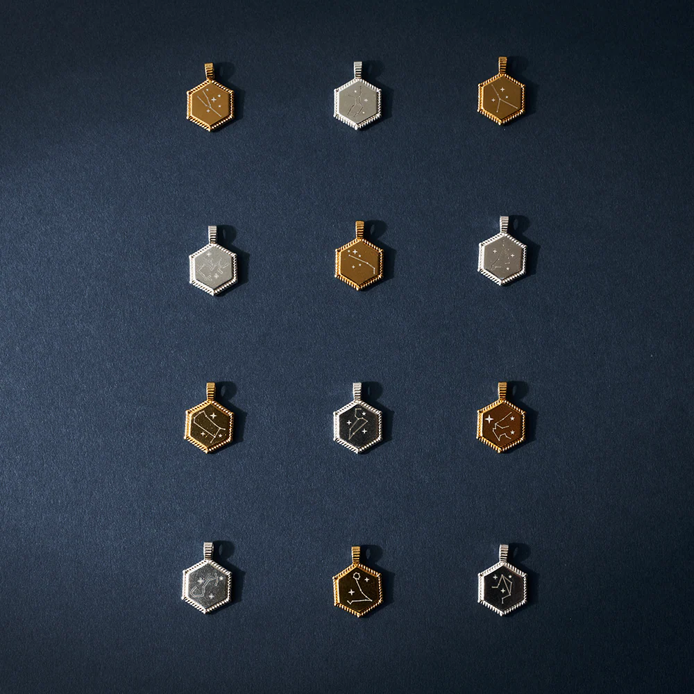 Personalised Hexagon Coin Necklace - Image 5