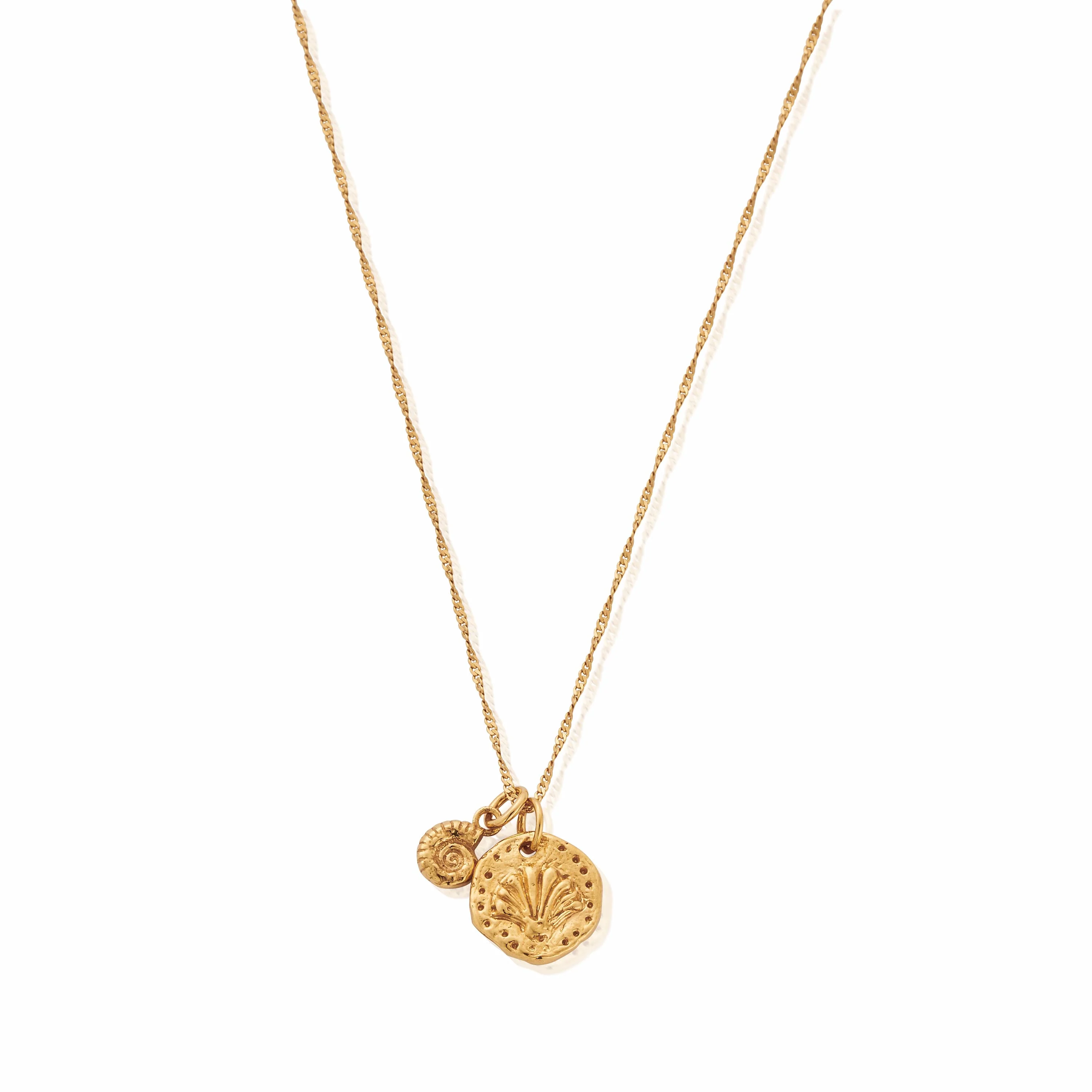 Tiny Twisted Rope Chain Traveling Protection Necklace - Image 3