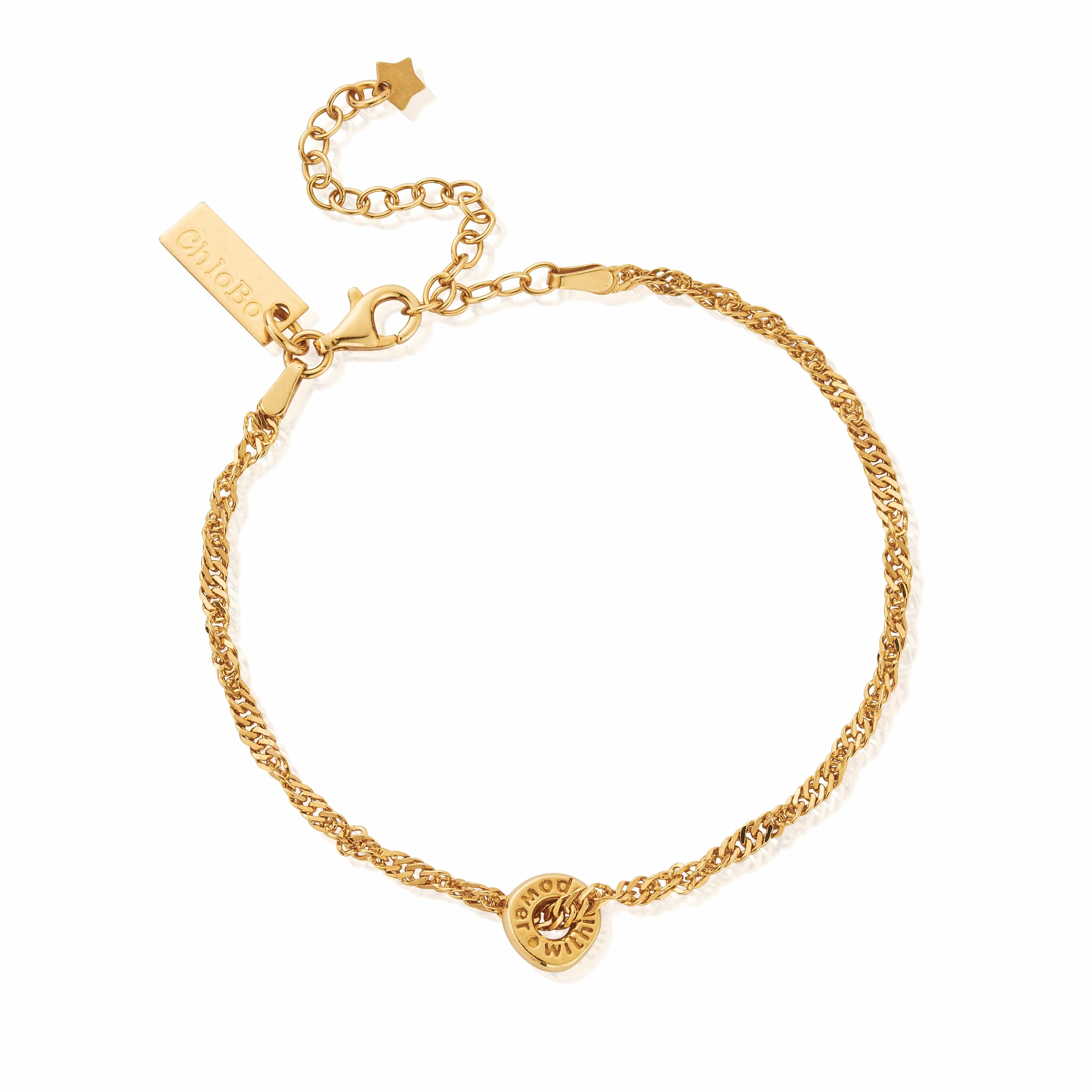 Twisted Rope Chain Power Within Bracelet - Image 4