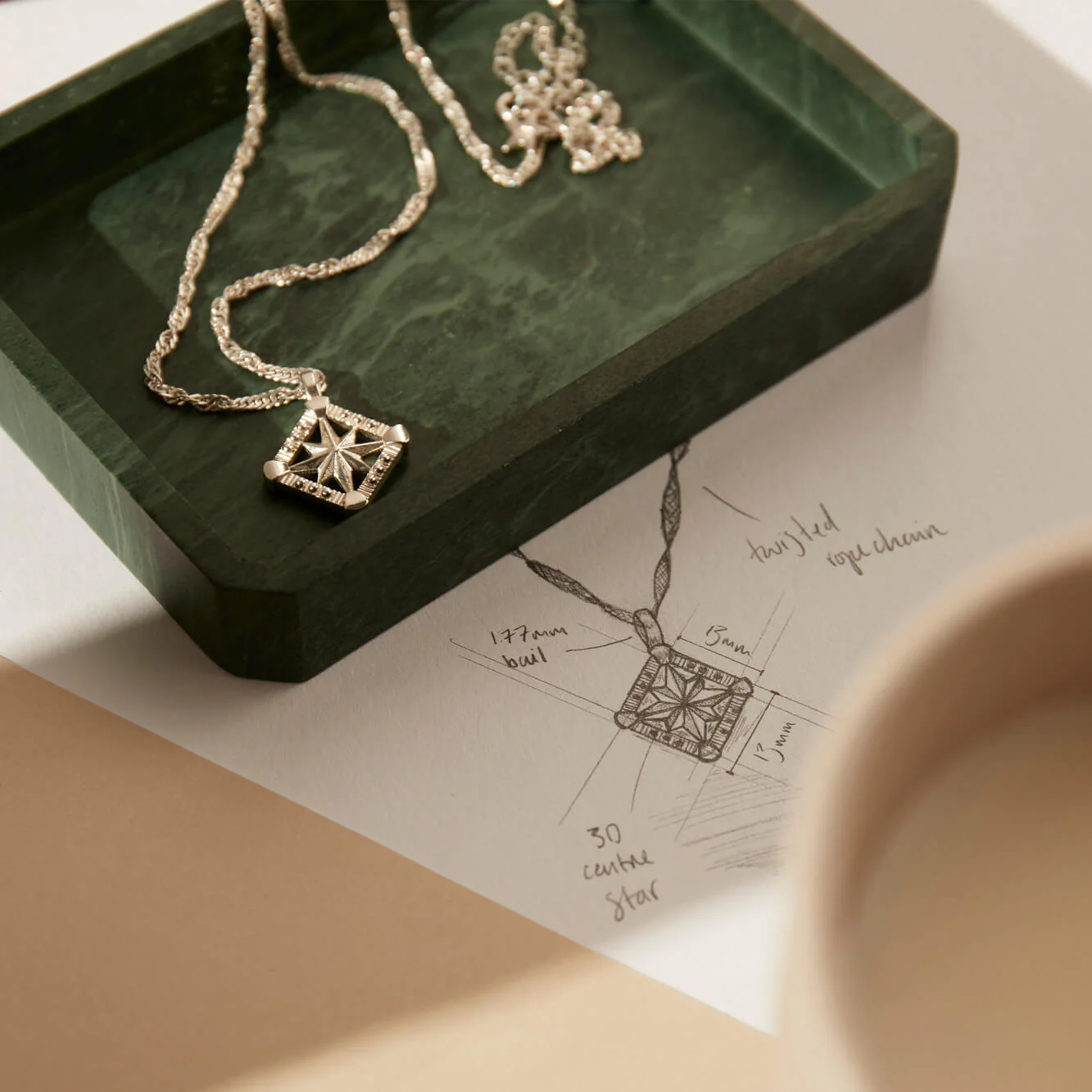 Twisted Rope Chain Inner Guidance Necklace - Image 9